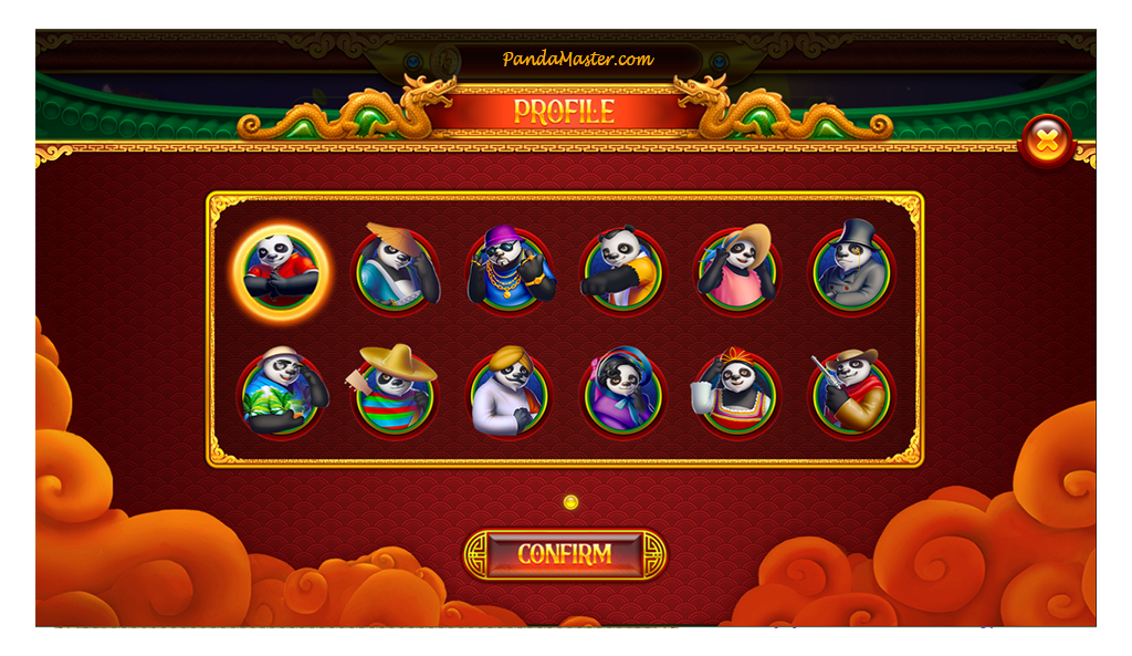 Profile charachter select